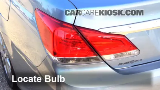 2011 Toyota Avalon 3.5L V6 Luces Luz de reversa (reemplazar foco)